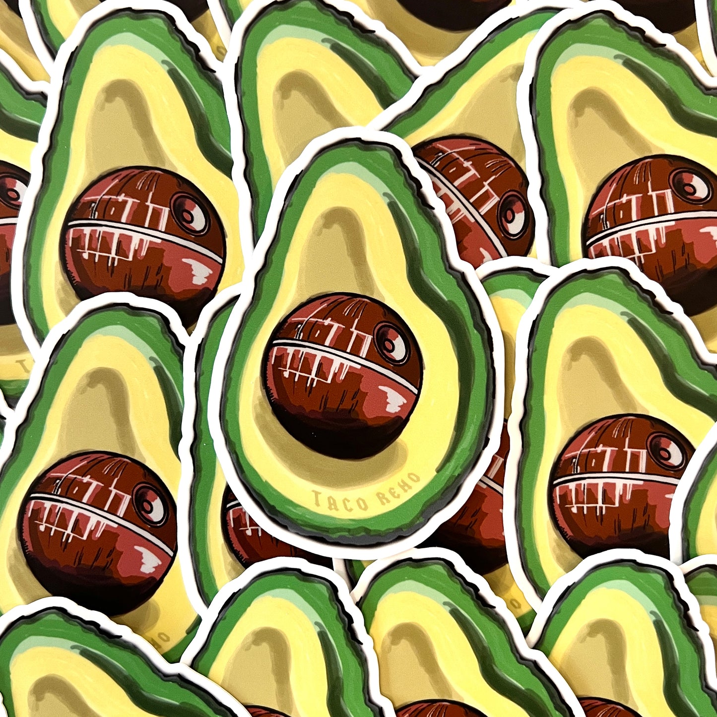 AvoDeathstar Sticker