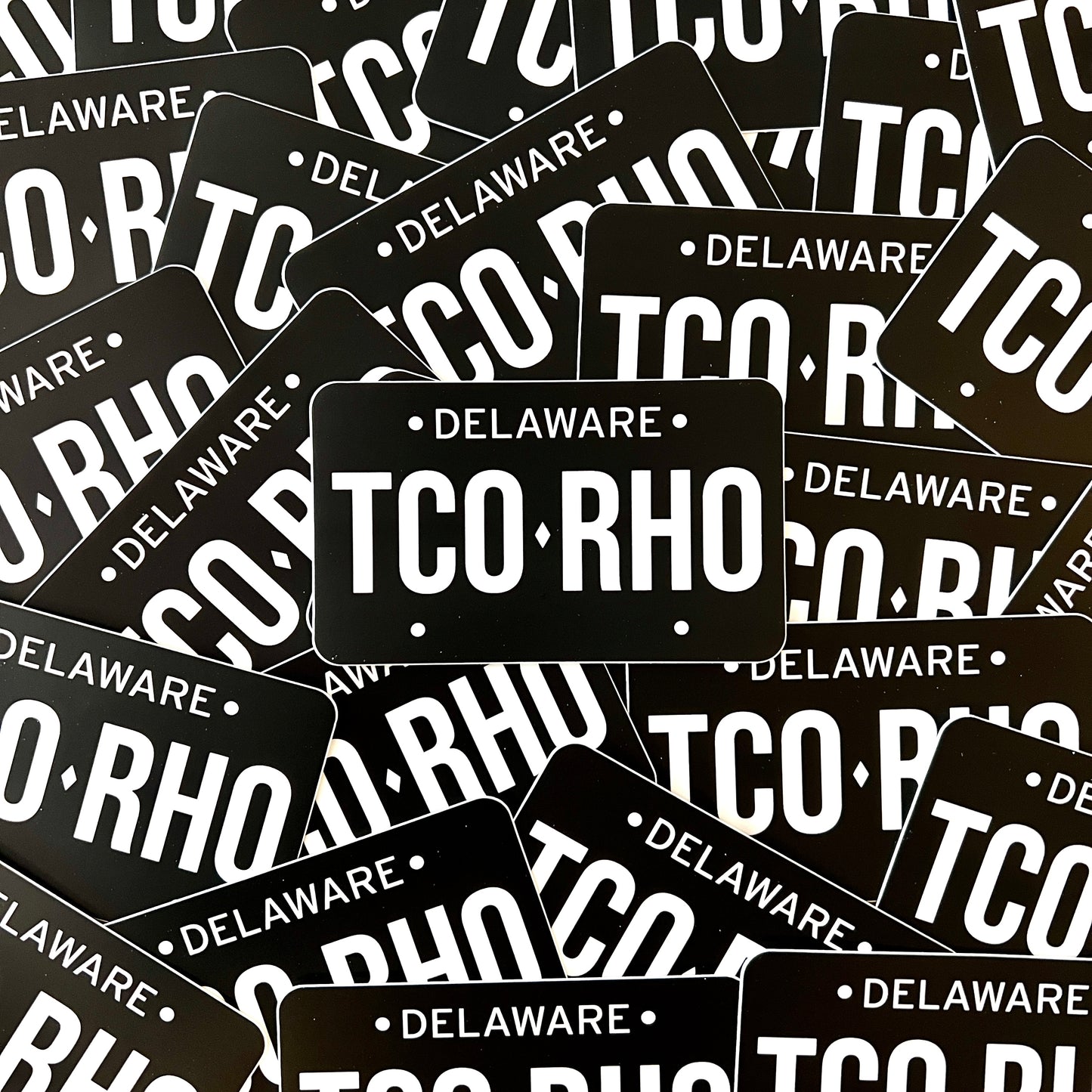 Black Tag Sticker